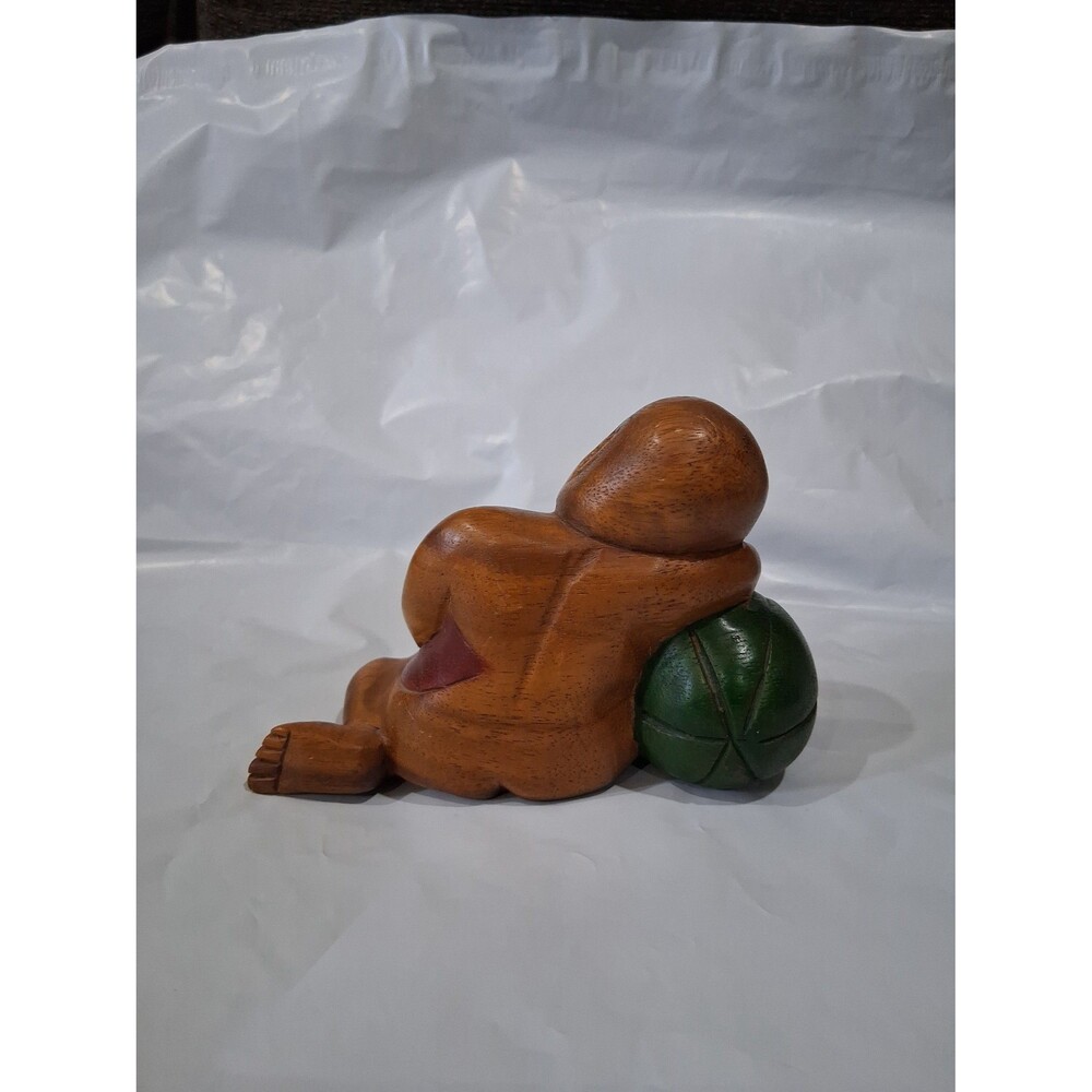 Vintage Asian Handcarved Figures, Bookends - Picture 3 of 6